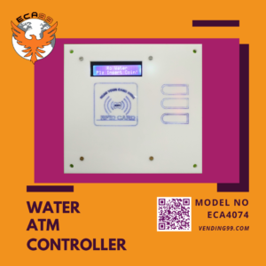 Water ATM Controller Model No ECA4074 - Single Tap Drinking Water Vending System