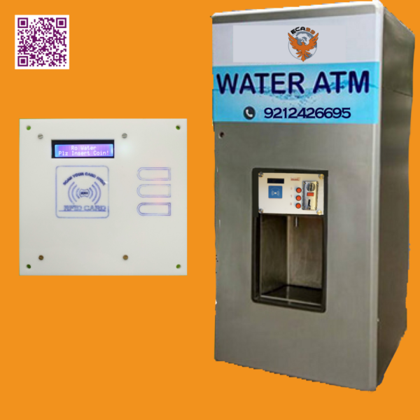 Water ATM Booth with ECA4074 Controller - Complete Stainless Steel Design