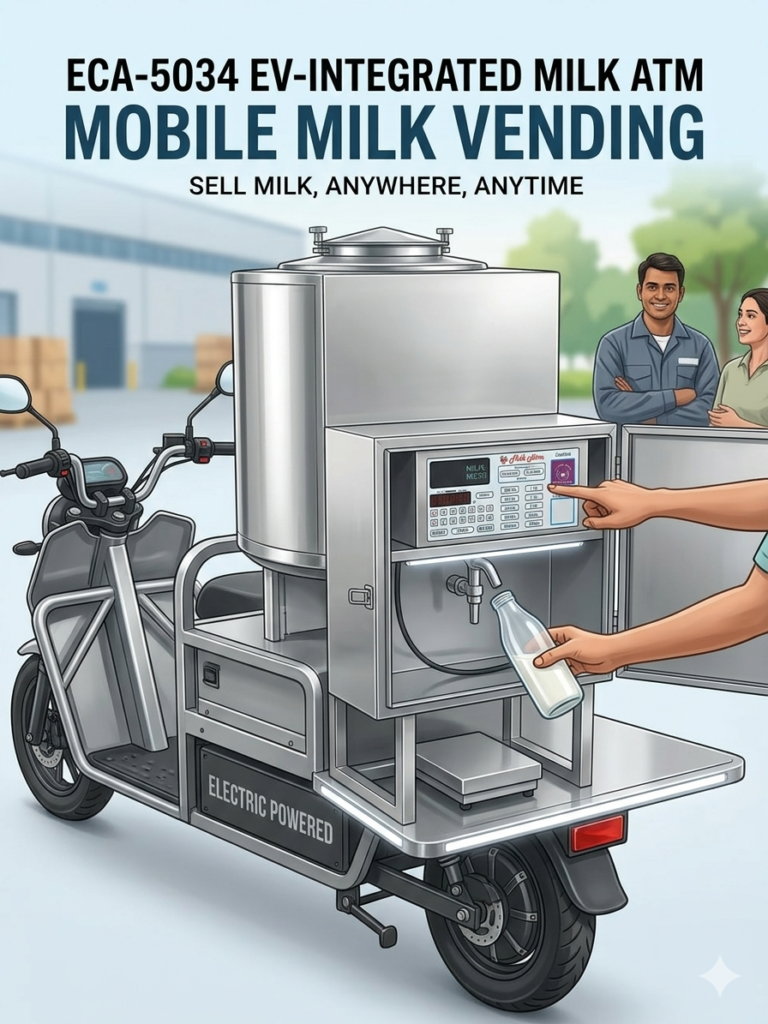 Bike milk atm machine