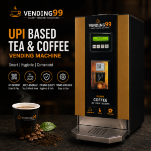 UPI based coffee vending machine with WiFi and multiple drink options
