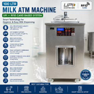 100 Litre milk atm machine